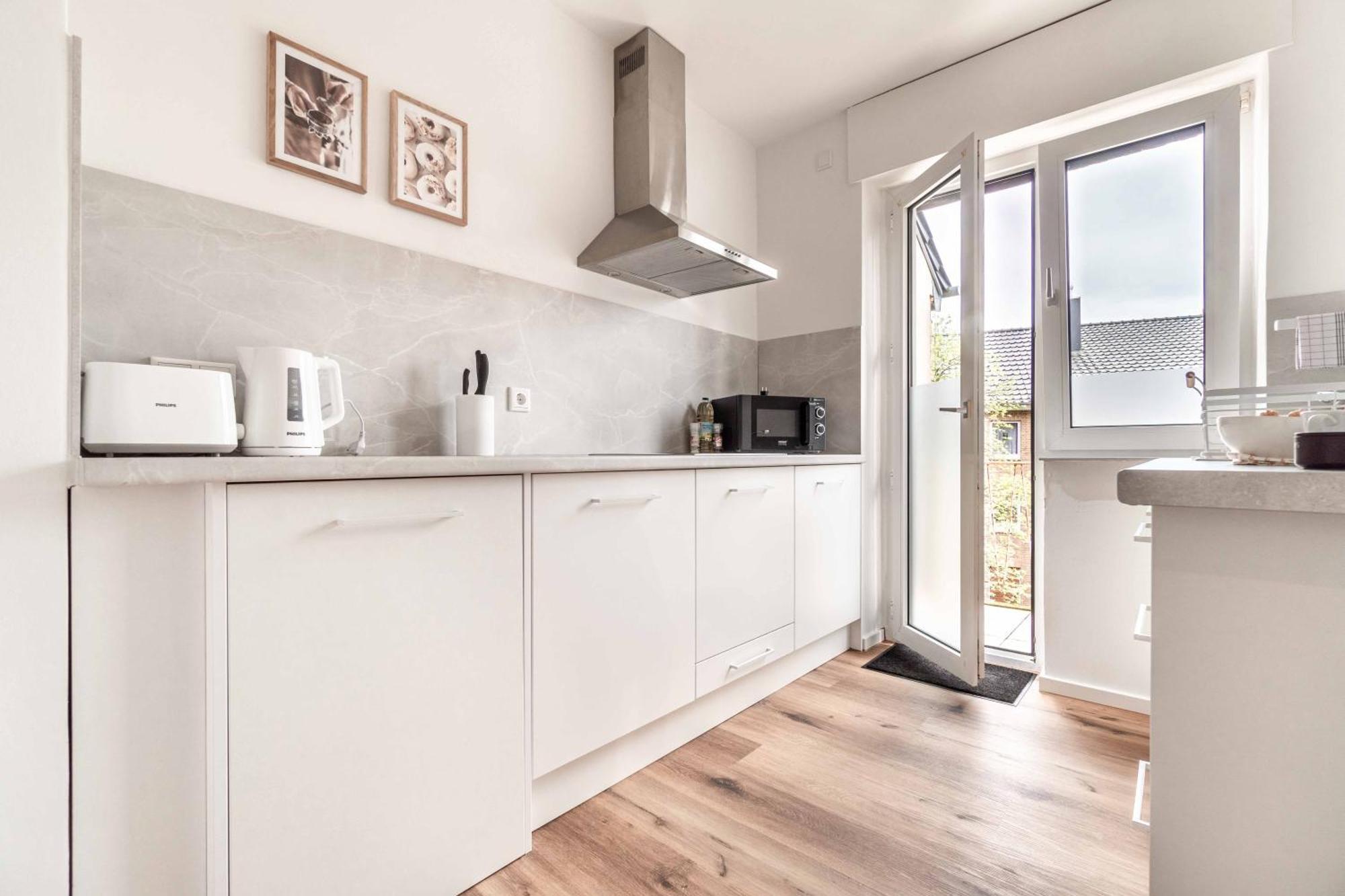 Modern & Minimal - Design-Apartment In Stadtmitte ヴェーゼル エクステリア 写真