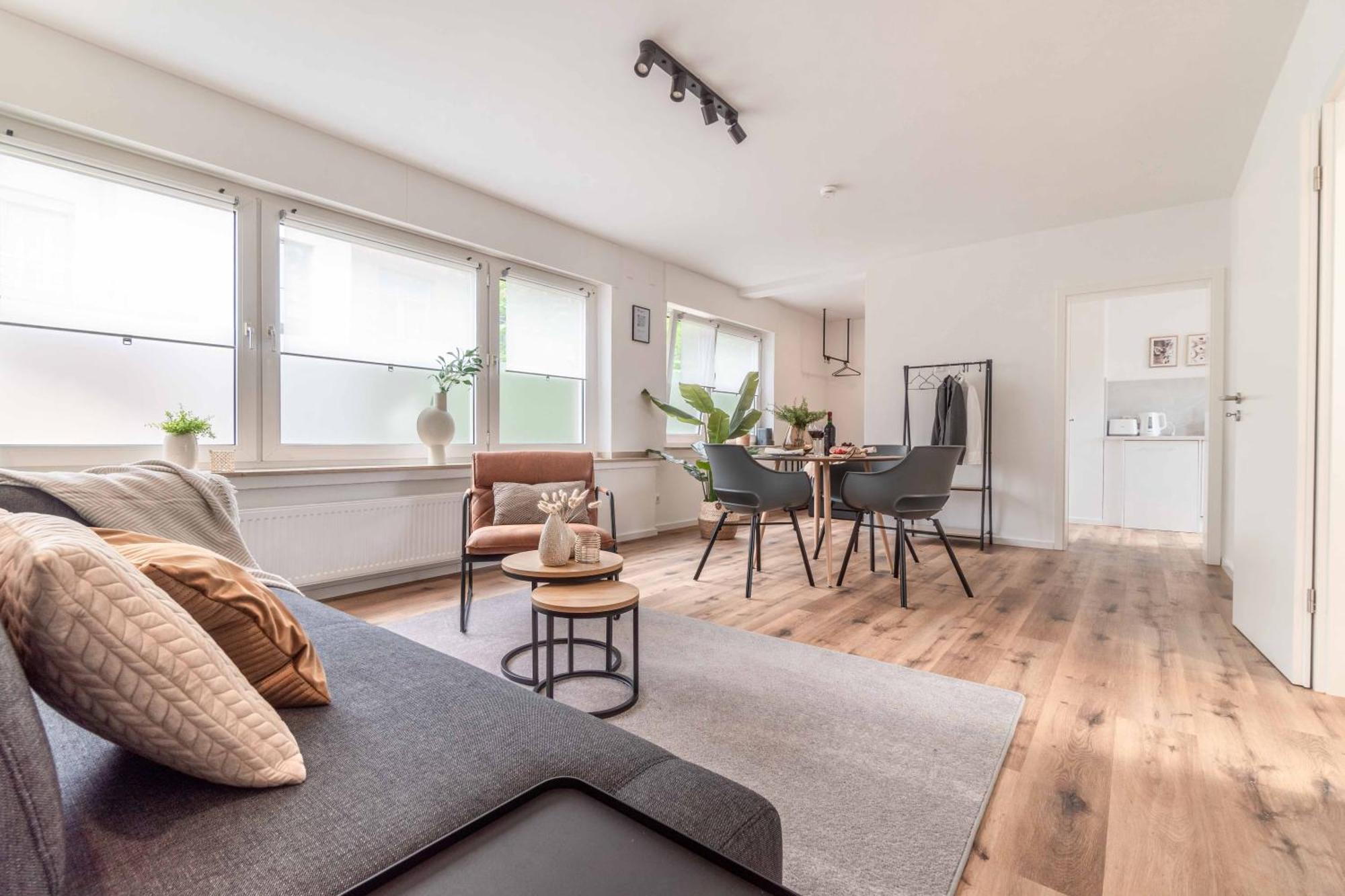 Modern & Minimal - Design-Apartment In Stadtmitte ヴェーゼル エクステリア 写真